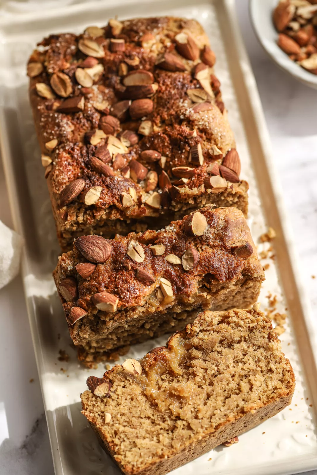 Almond croissant loaf