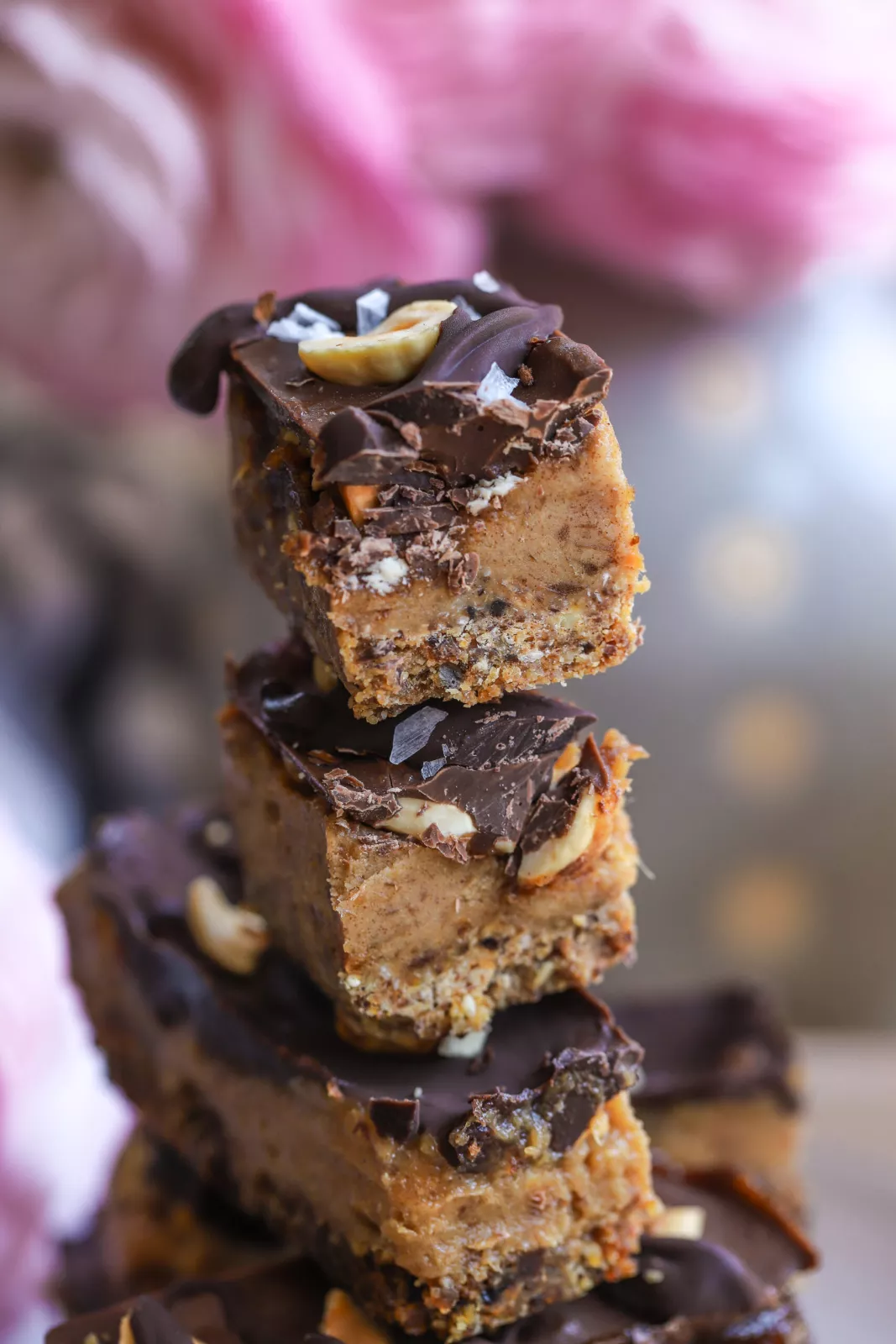 Hazelnut snicker bars