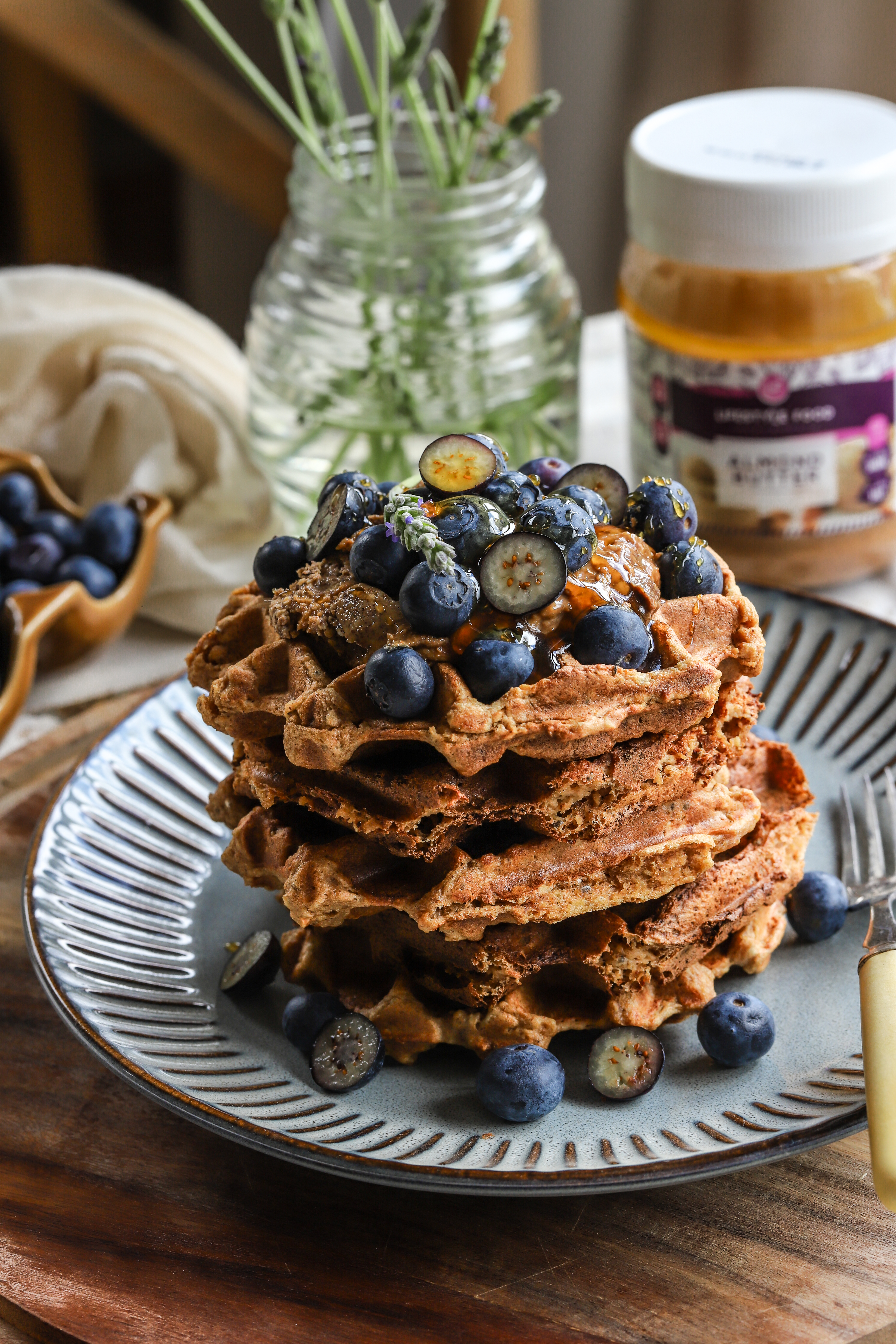 Almond butter pancakes