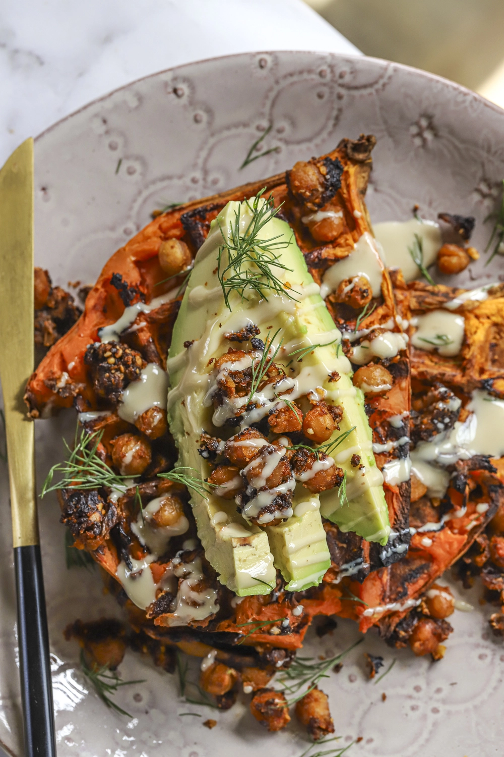 Sweet potato waffles