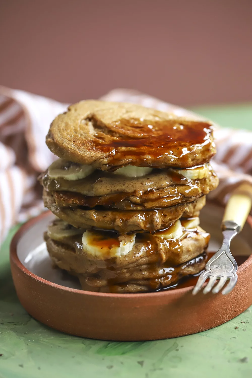 Sweet potato sourdough pancakes