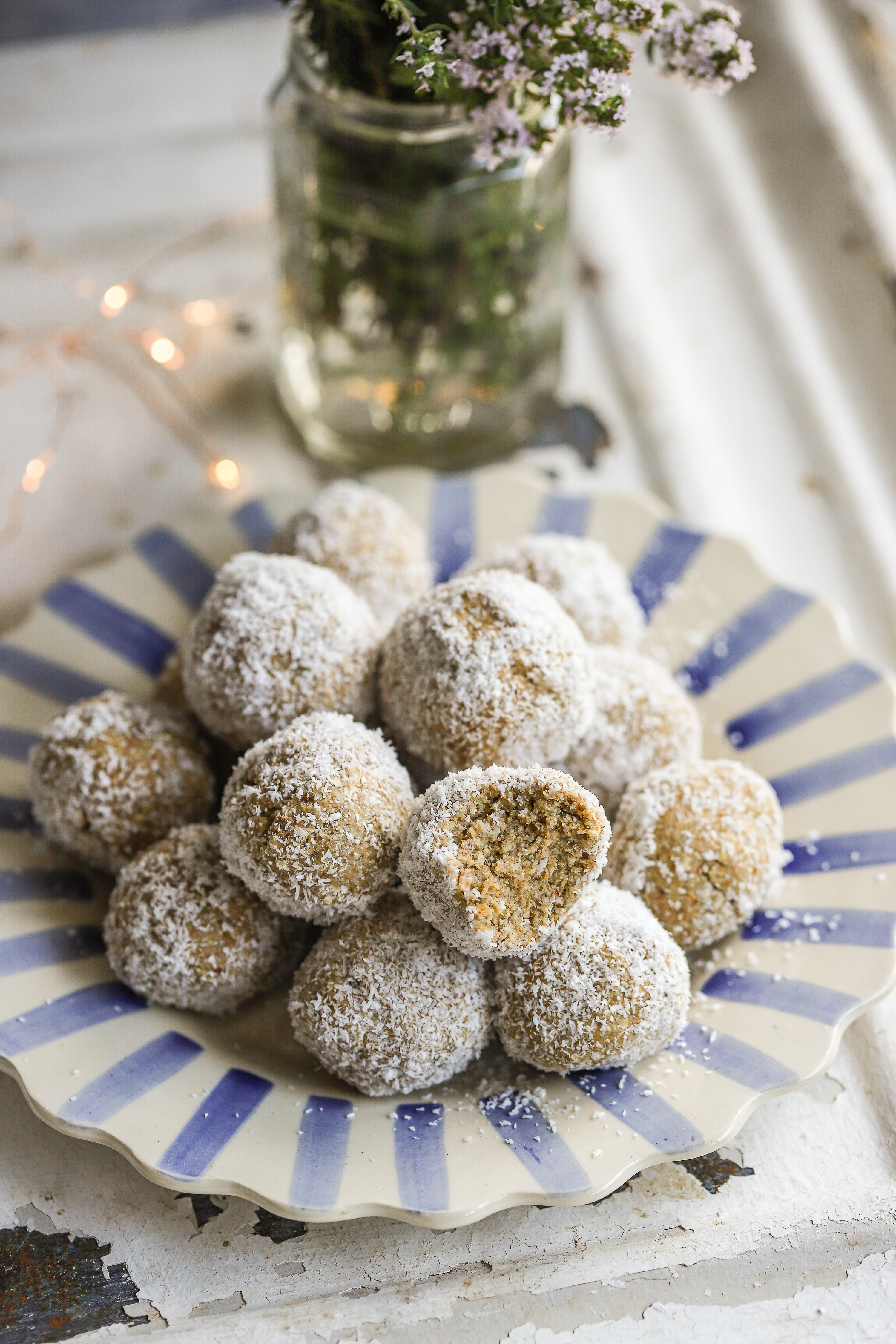 High protein gingerbread bites