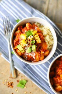 sweet potato white bean stew